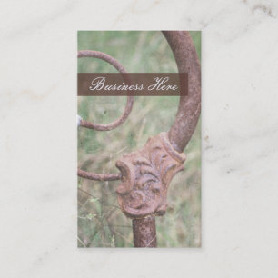 Antiek Dealer  Rusty Bed Lijst buitenshuis Visitekaartje