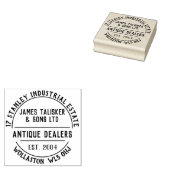 Antiek Dealers Rubber Stamp Rubberstempel (Gestempeld)
