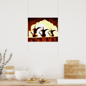 Antiek decanters poster (Keuken)