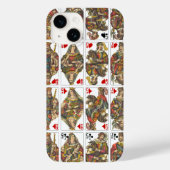 Antiek dek van kaarten Case-Mate iPhone case (Achterkant)