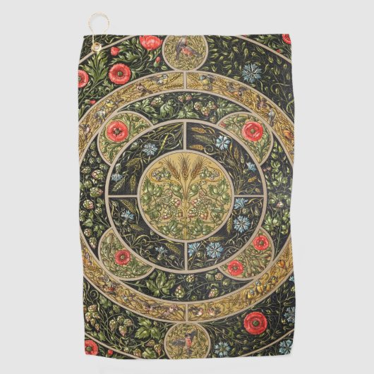  Antiek design-1 Golfhanddoek (Voorkant)