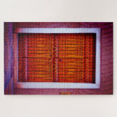 Antiek deur legpuzzel (Horizontaal)