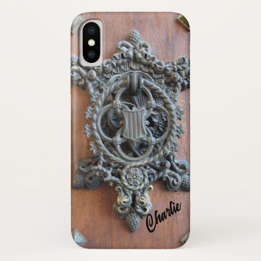 Antiek deurklopper Case-Mate iPhone case (Achterkant)