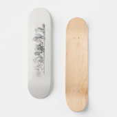Antiek dierenparade skateboard (Voorkant)