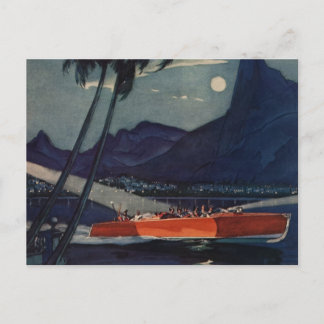  Antiek Dodge Motor Boat Lycoming Zee Briefkaart