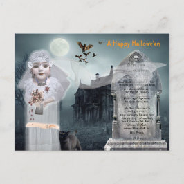 Antiek Doll Ghost Bride Briefkaart