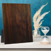 Antiek, donker ontwerp van hout fotoplaat (Zijkant)