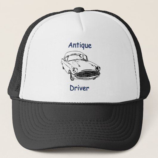 Antiek driver trucker pet (Voorkant)
