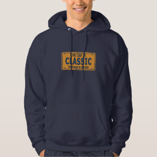Antiek driversclassieke auto hoodie