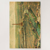  Antiek druk Parijs Legpuzzel (Verticaal)