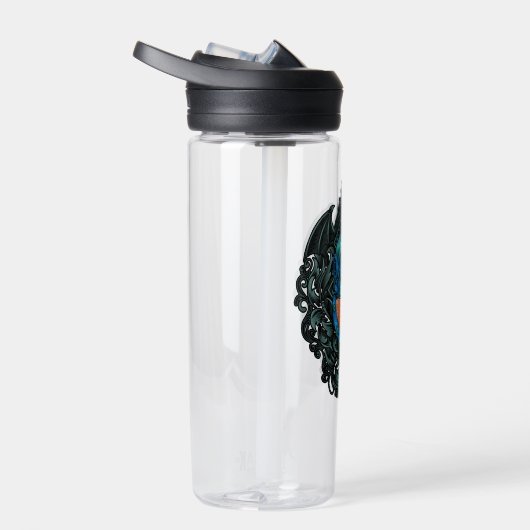 Antiek duikhelm met haai waterfles (Rechts)