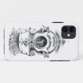Antiek duikhelm nautisch Case-Mate iPhone case (Achterkant (horizontaal))