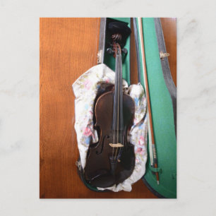 Antiek Duits Violin Briefkaart