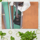 Antiek Duits Violin Theedoek (Gevouwen)