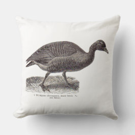 antiek Duitse vogelpers Wildgans wild gans Kussen