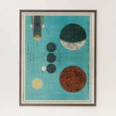 Antiek Eclipse of the Moon Drawing, 1908 Legpuzzel (Verticaal)