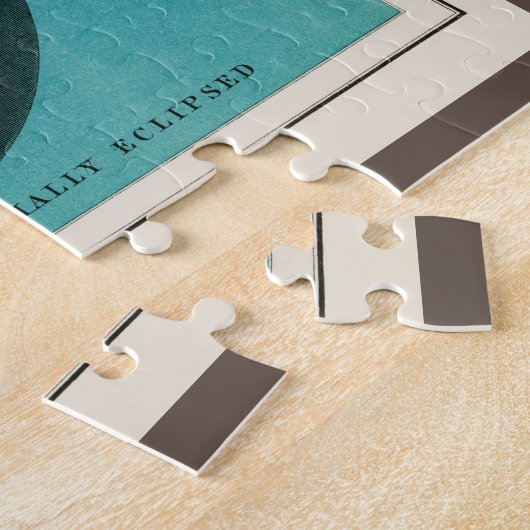 Antiek Eclipse of the Moon Drawing, 1908 Legpuzzel (Zijkant)