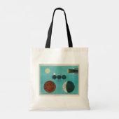 Antiek Eclipse of the Moon Drawing, 1908 Tote Bag (Achterkant)
