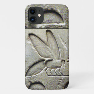 ANTIEK EGYPTIAN HONEY BEEKEEPER Black White iPhone 11 Hoesje