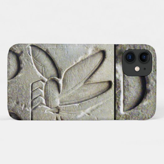 ANTIEK EGYPTIAN HONEY BEEKEEPER Black White Case-Mate iPhone Case (Achterkant (horizontaal))
