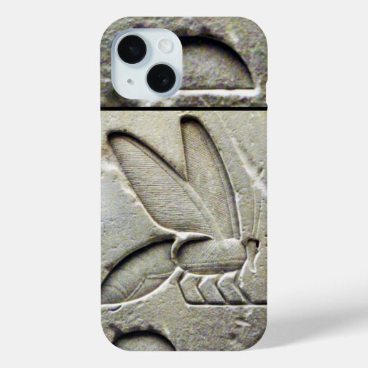 ANTIEK EGYPTIAN HONEY BEEKEEPER Black White Case-Mate iPhone Case (Achterkant)