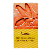 ANTIEK EGYPTIAN HONEY BEEKEEPER ETIKET (Voorkant)