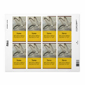 ANTIEK EGYPTIAN HONEY BEEKEEPER ETIKET (Full Sheet)