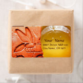 ANTIEK EGYPTIAN HONEY BEEKEEPER ETIKET (Insitu)
