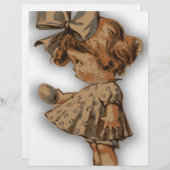 antiek eitje briefhoofd ontwerp (Voorkant / Achterkant)