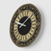 Antiek elegant zwart en goud grote klok (Hoek)