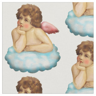 antiek engel cherub stof