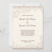 Antiek Engels Roos - Uitnodiging tot weddenschap m (Voorkant)