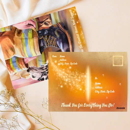 Antiek Ephemera Retro Puppy Briefkaart