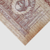 Antiek Ephemera Shakespeare Handschrift Tissuepapier (Detail)