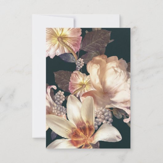 Antiek Eucalyptus RSVP-reactiekaart RSVP Kaartje (Achterkant)