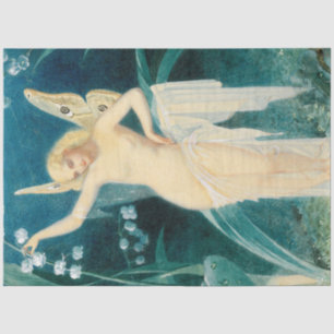 Antiek feiries fae decoupage Tissuepapier