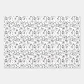 Antiek fietsen en fietsen Patroon AANGEPASTE KLEUR Inpakpapier Vel (Voorkant)