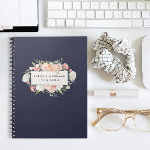 Antiek Floral Blush & Navy Notitieboek