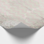  Antiek Floral Cadeaupapier (Hoek)