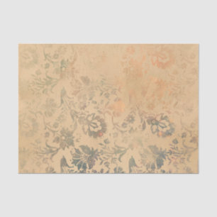 Antiek Floral Damask Tissuepapier