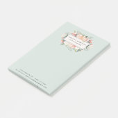 Antiek Floral | Sage Green Post-it® Notes (Schuin)