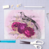  Antiek Floral Tissuepapier (Craft)