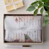 Antiek Floral Tissuepapier (Geschenk)