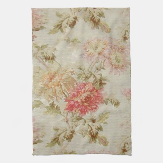 Antiek Floral Toile Theedoek (Verticaal)
