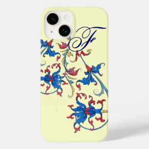 ANTIEK FLORENTINE FLORAL MOTIFS MONOGRAM, Cream Case-Mate iPhone 14 Hoesje