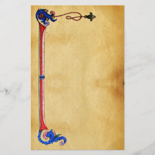 ANTIEK FLORENTINE-PARCHMENT BRIEFPAPIER