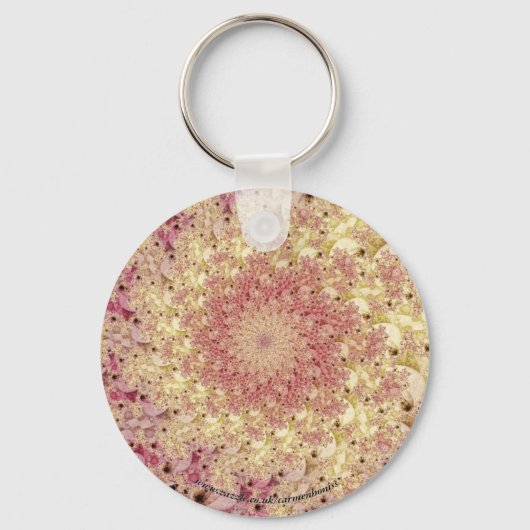 Antiek Flowers Keyring Sleutelhanger (Voorkant)