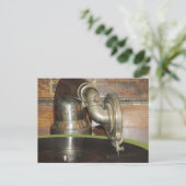 Antiek fonograaf briefkaart (Staand voorkant)
