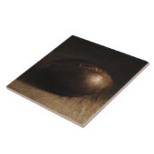 Antiek football tegeltje (Zijkant)