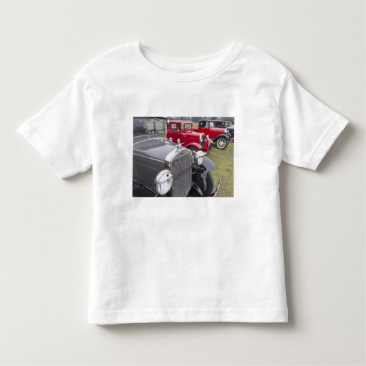 Antiek Ford-auto's Kinder Shirts (Voorkant)
